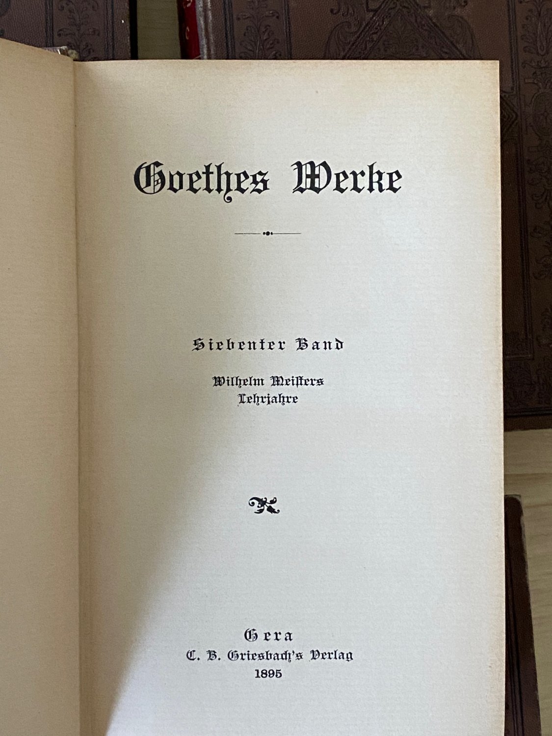 Goethes Werke 4 Bände“ (Johann Wolfgang von Goethe) – Buch